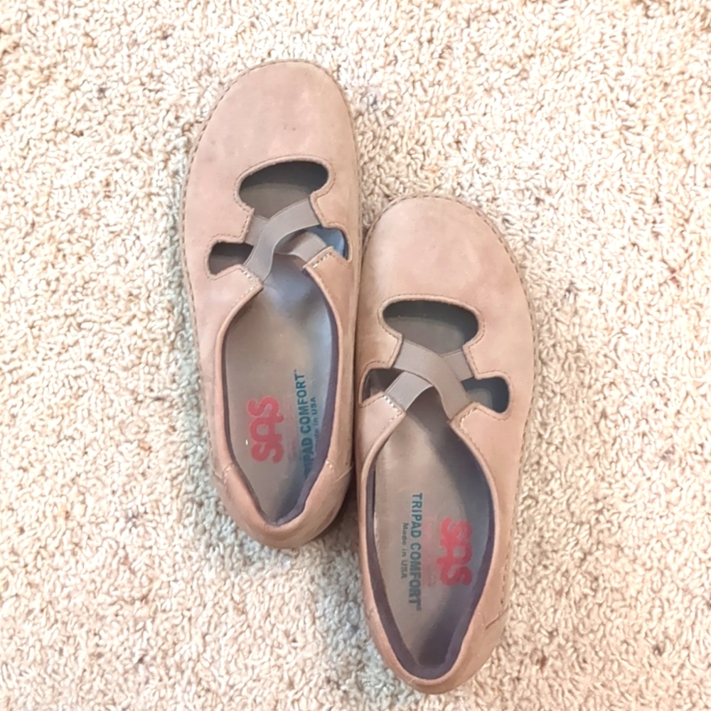 Women's SAS suede leather shoes